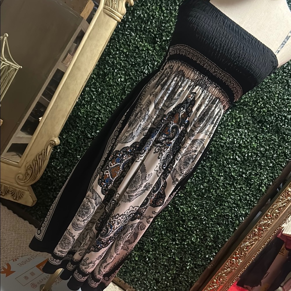 Black and White Patterned dress